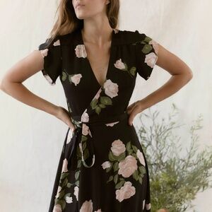 Christy Dawn the Autumn dress XL in Night Rose